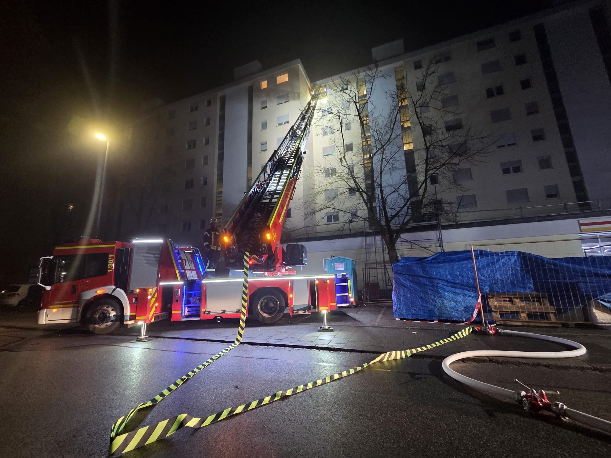 … und plötzlich war’s ein Großeinsatz.