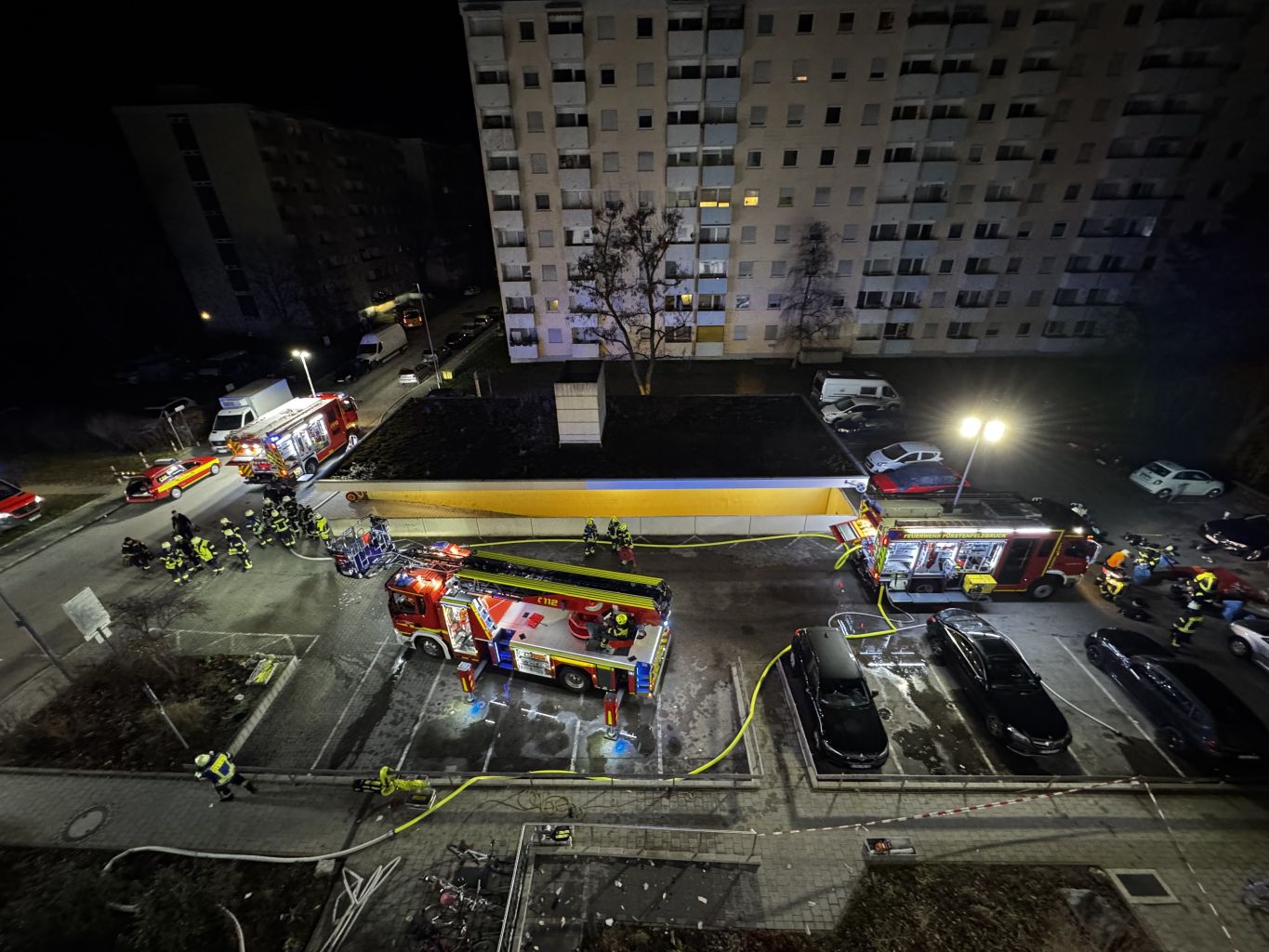 Küchenbrand in Fürstenfeldbruck – Großeinsatz der Feuerwehr