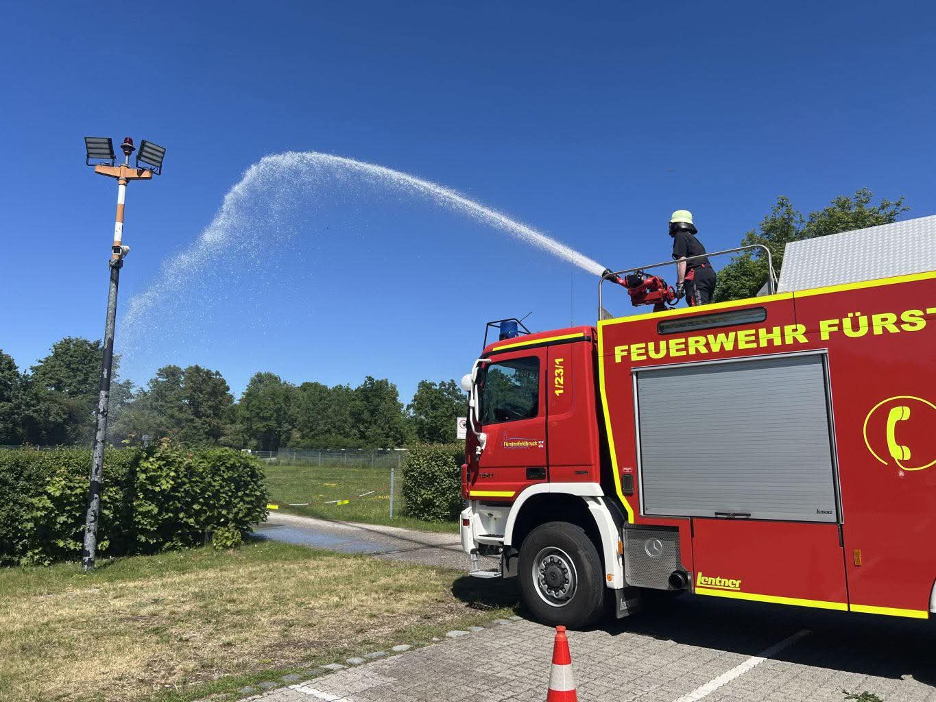 Übungsnachmittag für die Maschinisten