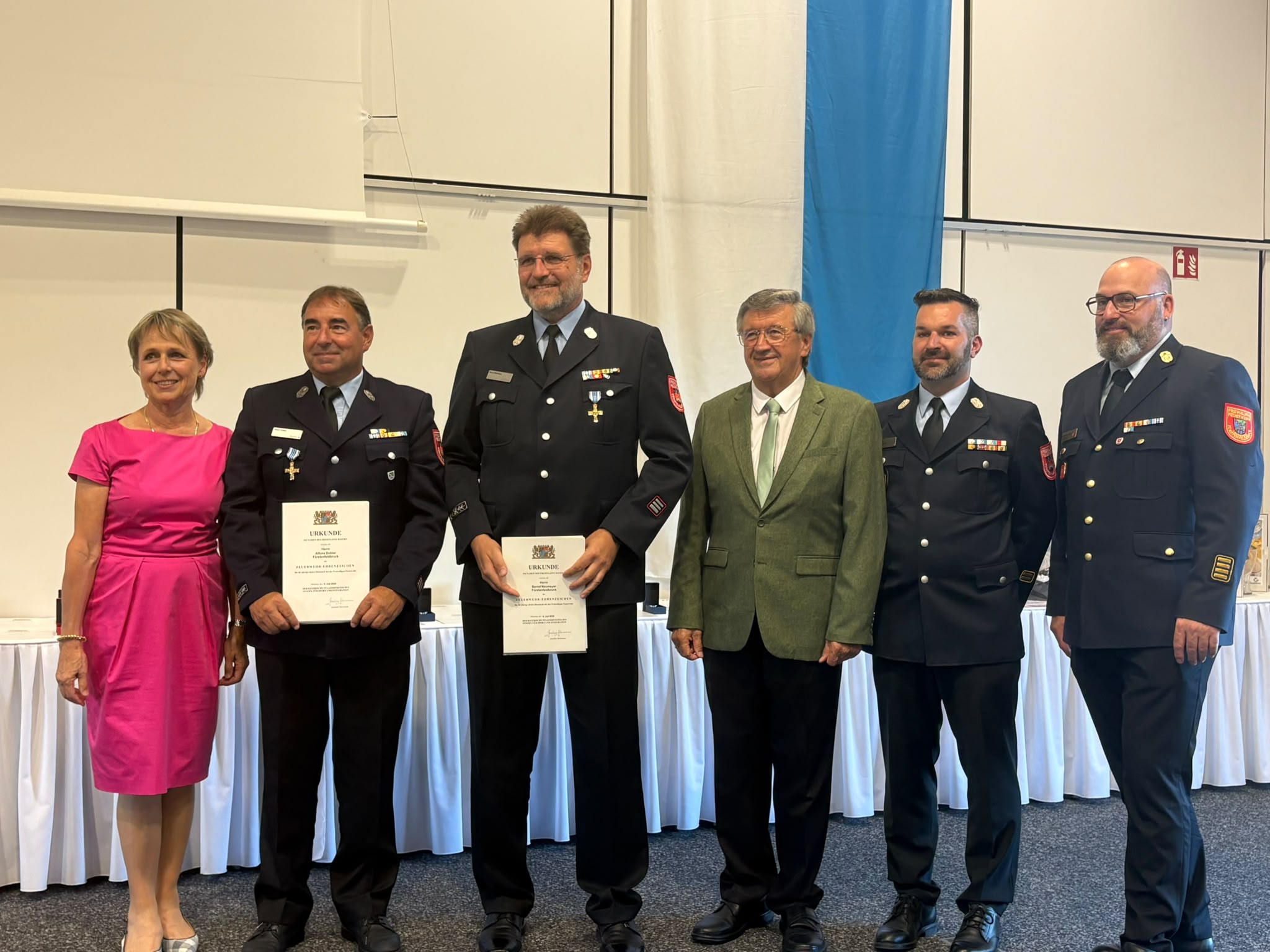 Ehrung für 40 Jahre aktiven Dienst