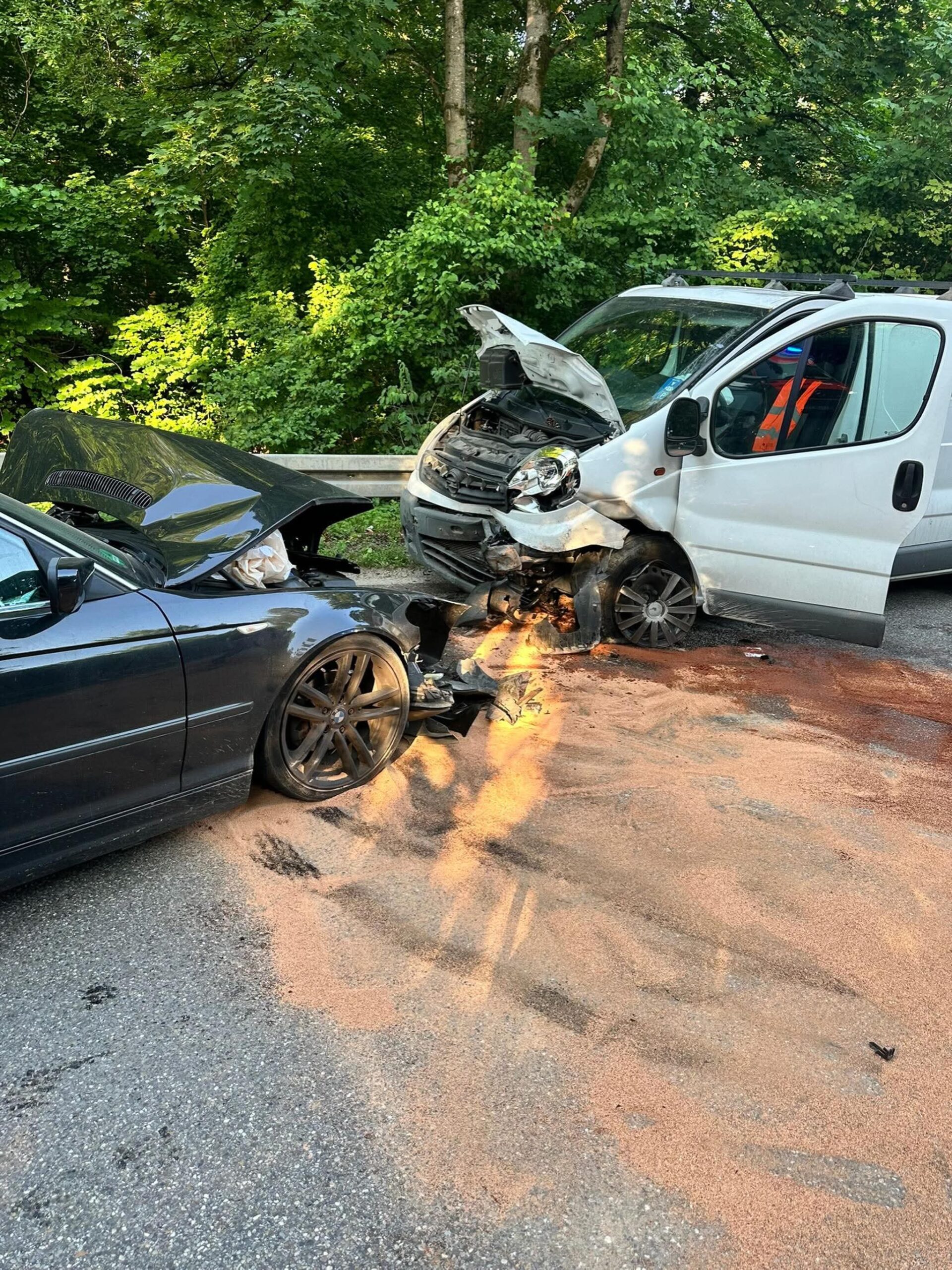 Verkehrsunfall auf der Bundesstraße