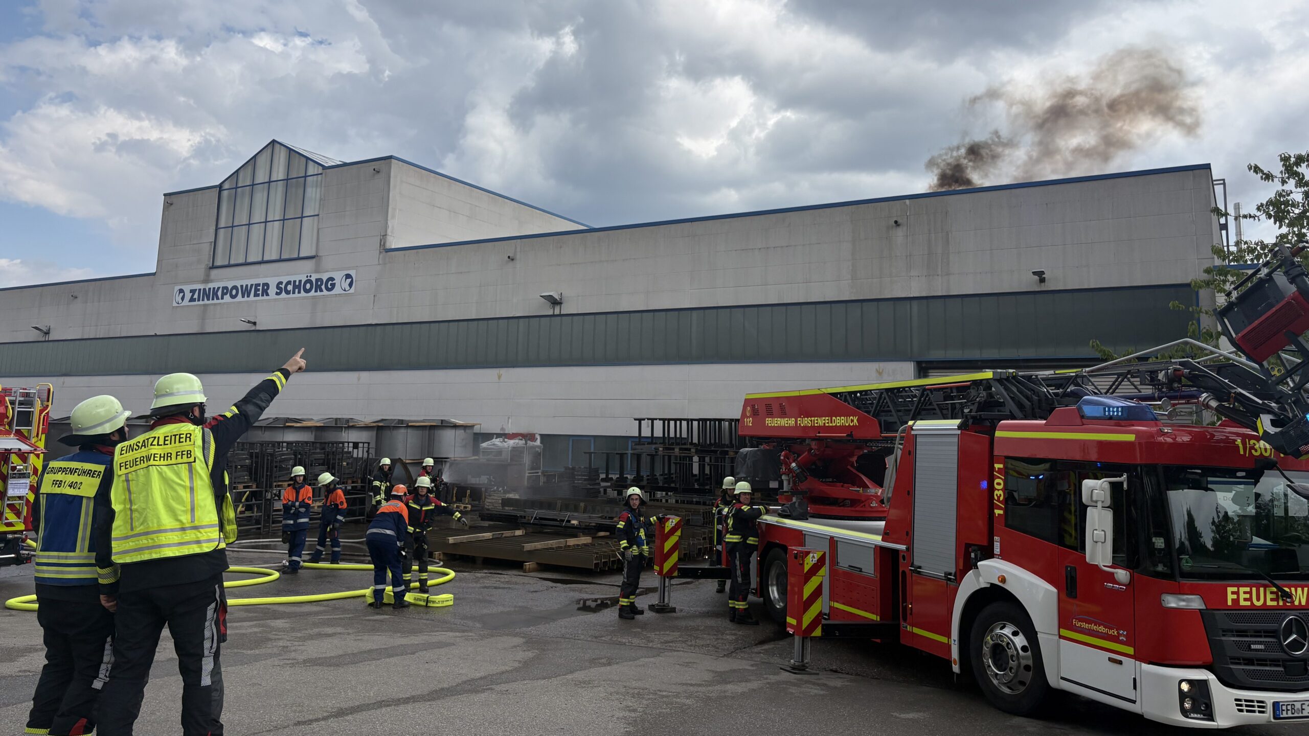 Einsatzübung: Industriebrand